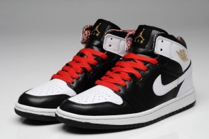 Air-Jordan-1-A-Black-White-Red-Men-s-shoes